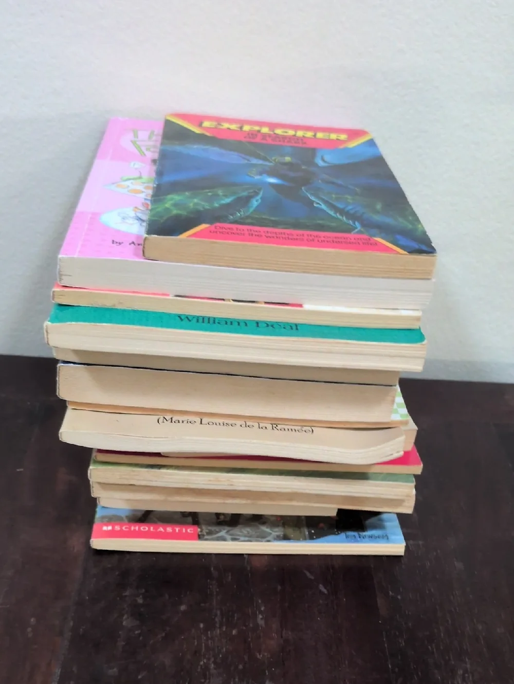 Scholastic Vintage Children's Paperback Fiction Chapter Books Lot of 14